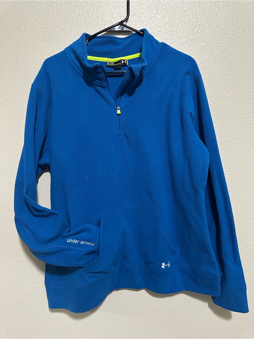 Under Armour Women’s Royal Blue Fleece Quarter-Zip Pullover